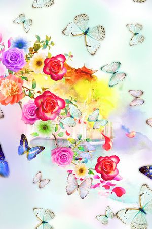 流行时尚印花华亿平台图片