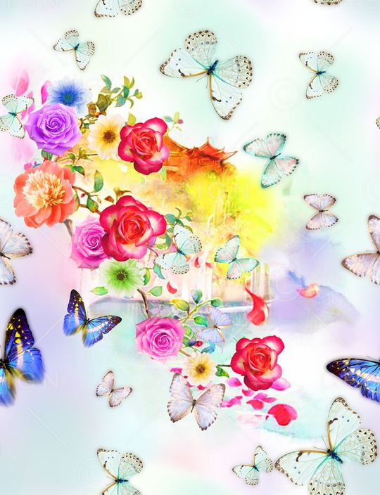 流行时尚印花华亿平台图片