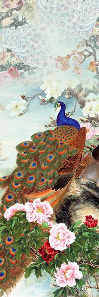 中国风印花华亿平台图片