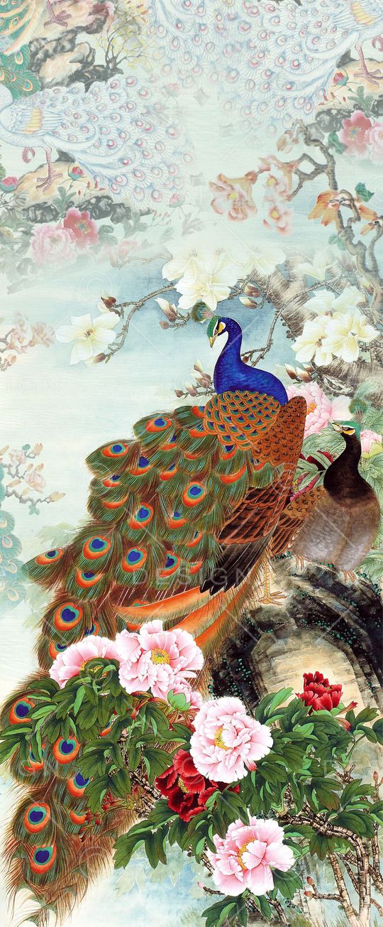 中国风印花华亿平台图片