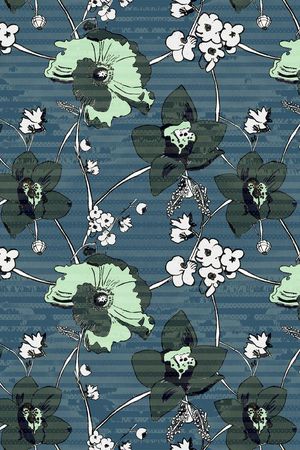 荷花印花华亿平台图片