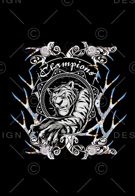 潮流时尚印花华亿平台图片