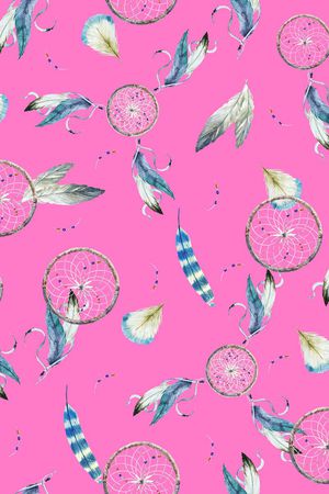 清新 时尚 羽毛印花华亿平台图片