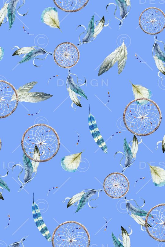 清新 时尚 羽毛印花华亿平台图片