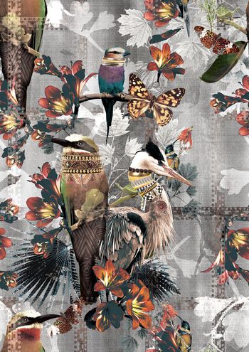 494675-复古花卉组合