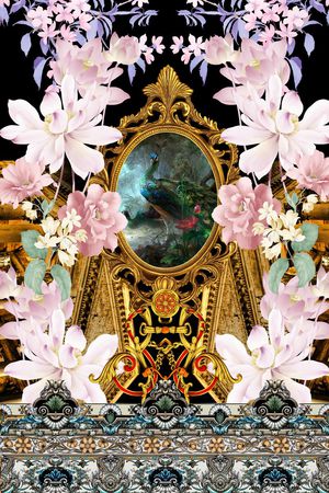 潮流时尚印花华亿平台图片