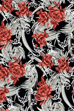 几何印花华亿平台图片