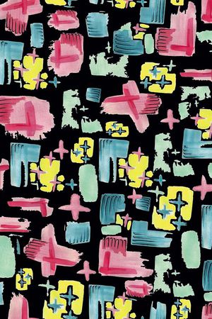 手绘印花华亿平台图片