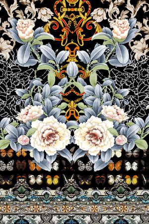 潮流时尚印花华亿平台图片