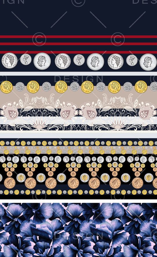 潮流时尚印花华亿平台图片