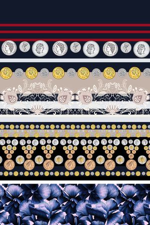 潮流时尚印花华亿平台图片