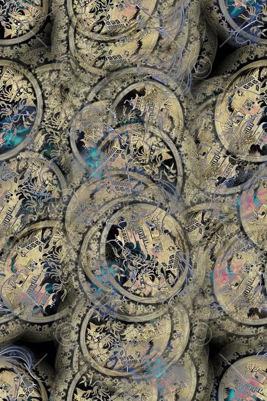 宫廷印花华亿平台图片