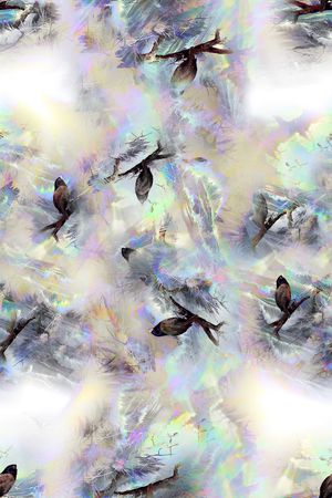 鸟印花华亿平台图片