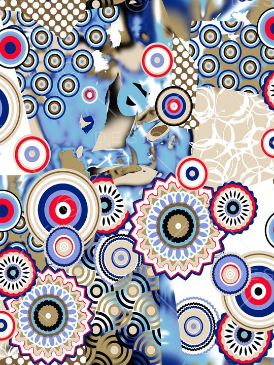 切割拼接印花华亿平台图片