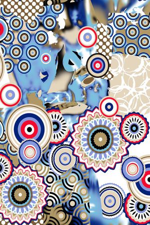 切割拼接印花华亿平台图片