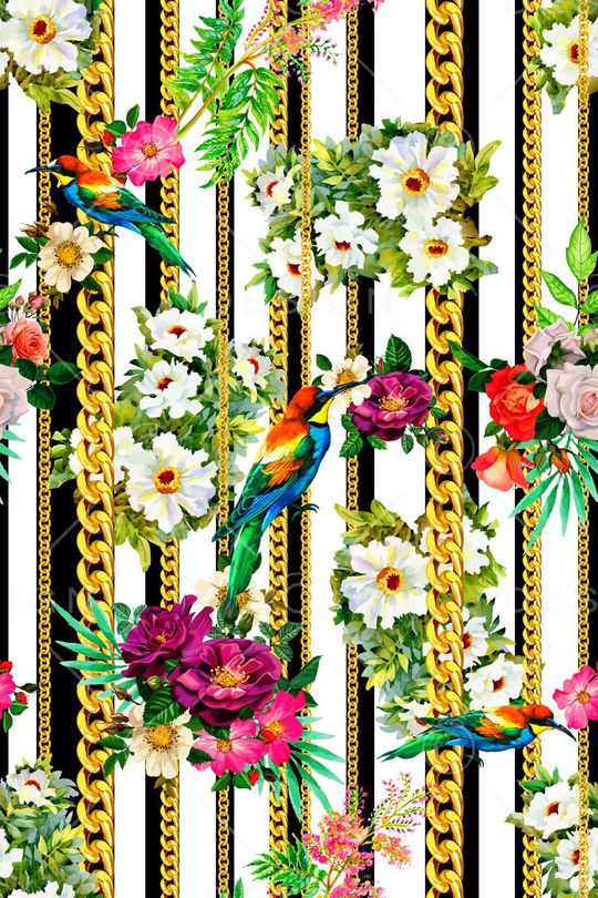 锁链印花华亿平台图片