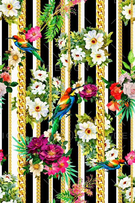 锁链印花华亿平台图片