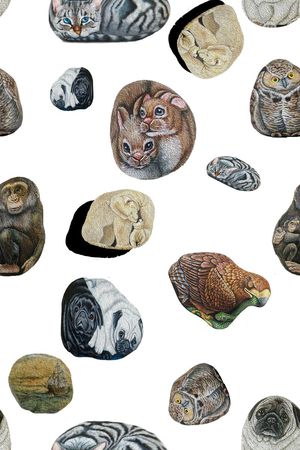 抽象印花华亿平台图片