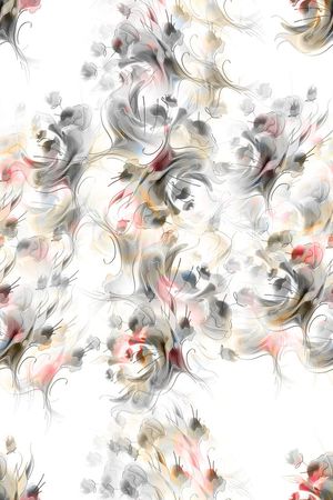 彩色优雅印花华亿平台图片