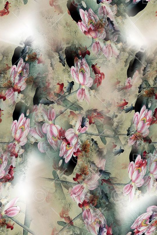 鱼印花华亿平台图片