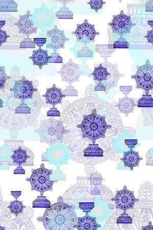 几何图形印花华亿平台图片