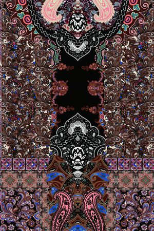 复古印花华亿平台图片