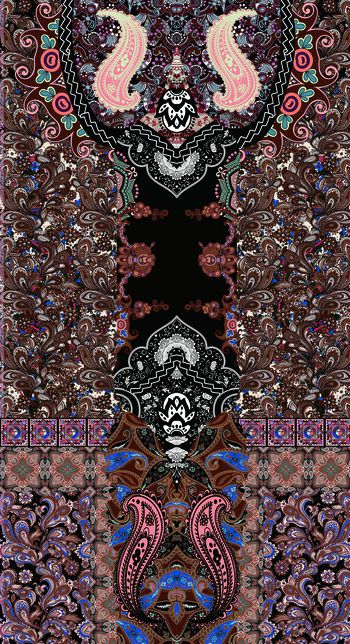 复古印花华亿平台图片