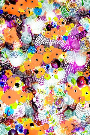 抽象印花华亿平台图片