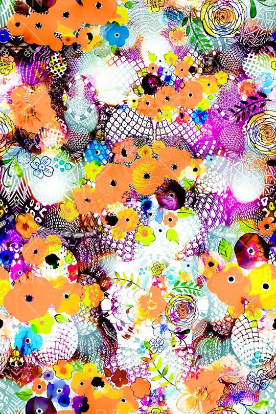 抽象印花华亿平台图片