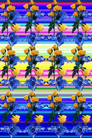 多彩花印花华亿平台图片