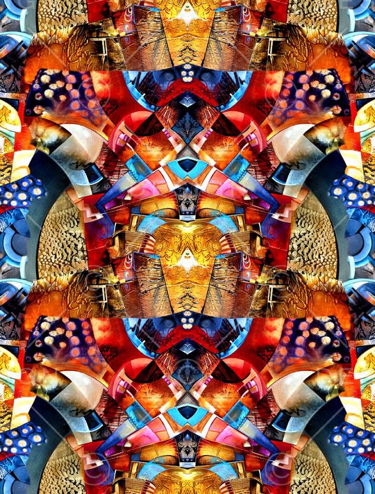 抽象印花华亿平台图片