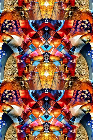 抽象印花华亿平台图片