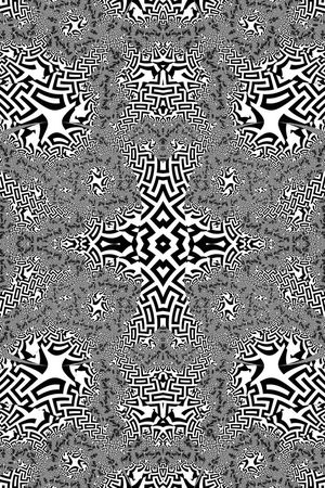 变形几何印花华亿平台图片