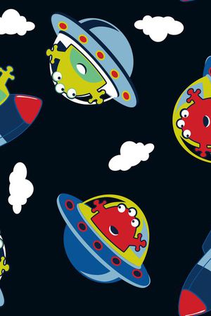 UFO飞船印花华亿平台图片