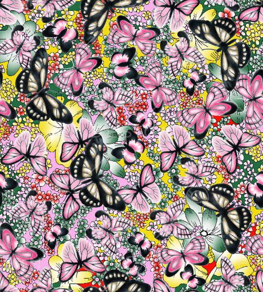 乱花印花华亿平台图片