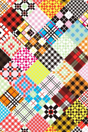 格子印花华亿平台图片