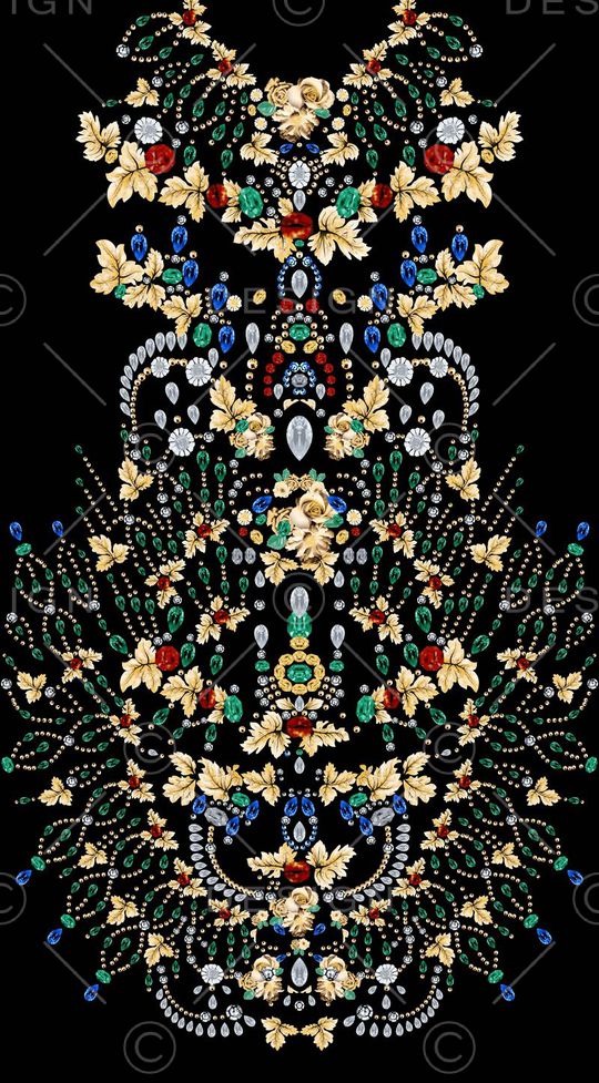 宝石珠宝印花华亿平台图片