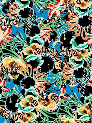 495562-原创大牌鸡冠花绘画华亿平台