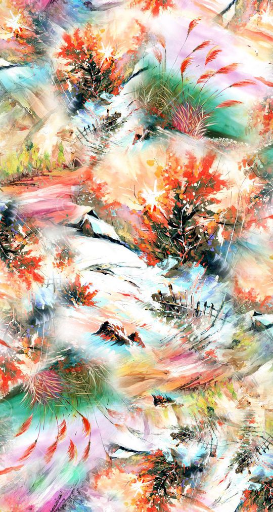 中国风印花华亿平台图片