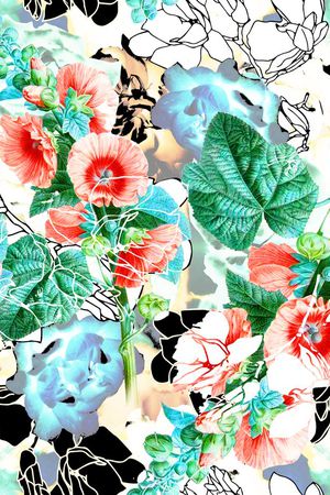 流行时尚印花华亿平台图片