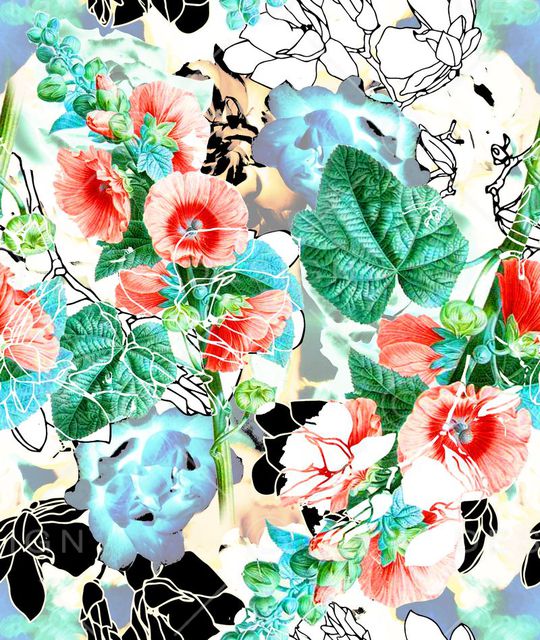 流行时尚印花华亿平台图片