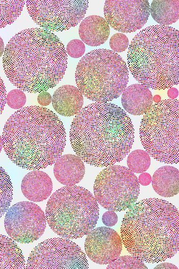 495666-抽象 波普圆点  五彩圆点  瓶盖