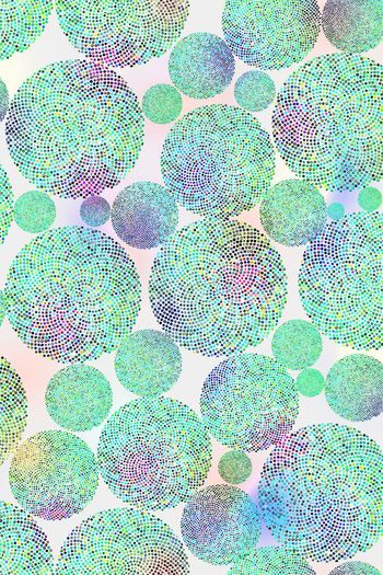 495667-抽象 波普圆点  五彩圆点  瓶盖