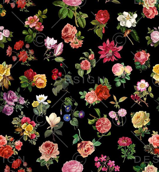 黑底印花华亿平台图片