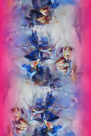 手绘印花华亿平台图片