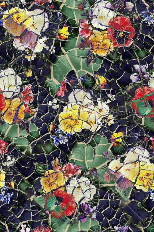 抽象印花华亿平台图片