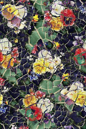 抽象印花华亿平台图片