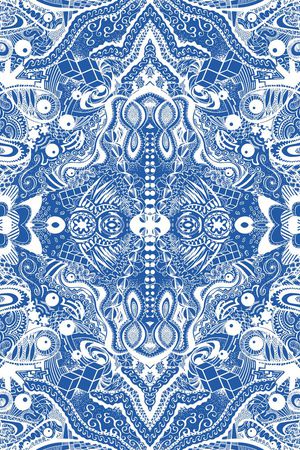 传统花纹印花华亿平台图片