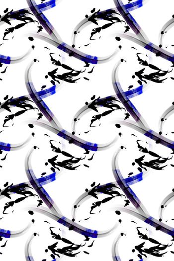 495856-创意手绘风格抽象水墨条纹