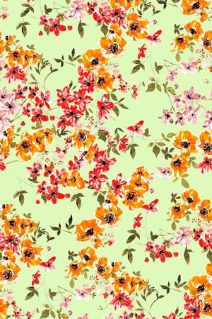 手绘印花华亿平台图片